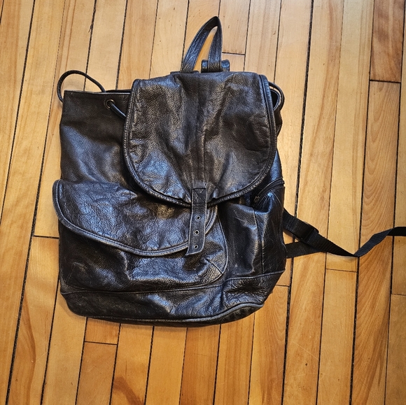 Leather Backpack - Picture 2 of 2